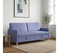 vidaXL Sofá con almacenamiento Azul jeans 192 x 78 x 87 cm Poliéster