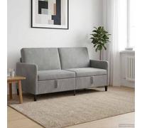 vidaXL Sofá con almacenamiento Gris Claro 172 x 78 x 87 cm Poliéster