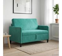 vidaXL Sofá con almacenamiento Tuquesa 122 x 78 x 87 cm Poliéster