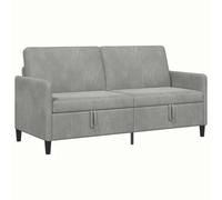 vidaXL Sofá con espacio de almacenamiento, color gris claro, 172 x 78 x 87 cm, tapizado en poliéster