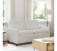 vidaXL Sofá Crema 156 x 81 x 87,5 cm Poliéster