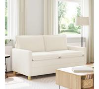 vidaXL Sofá Crema 156 x 81 x 87,5 cm Tela