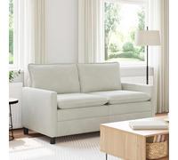 vidaXL Sofá Crema 156 x 81 x 87,5 cm Terciopelo