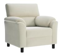 vidaXL Sofá Crema 94 x 85 x 93 cm Terciopelo