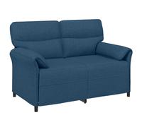 vidaXL Sofá de 2 Plazas 138 x 83 x 95 cm Multicolor Azul