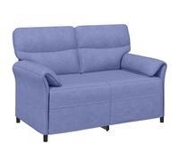 vidaXL Sofá de 2 Plazas 138 x 83 x 95 cm Multicolor Azul vaquero