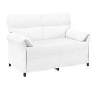vidaXL Sofá de 2 Plazas 138 x 83 x 95 cm Multicolor Blanco