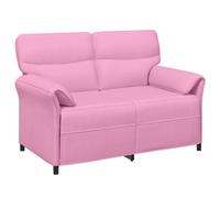 vidaXL Sofá de 2 Plazas 138 x 83 x 95 cm Multicolor Rosa