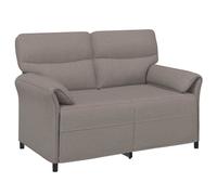 vidaXL Sofá de 2 Plazas 138 x 83 x 95 cm Multicolor Topo