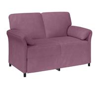 vidaXL Sofá de 2 Plazas 138 x 83 x 95 cm Terciopelo Multicolor Morado
