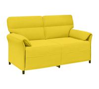 vidaXL Sofá de 2 Plazas 158 x 83 x 95 cm Multicolor Amarillo claro