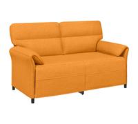 vidaXL Sofá de 2 Plazas 158 x 83 x 95 cm Multicolor Amarillo oscuro