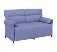 vidaXL Sofá de 2 Plazas 158 x 83 x 95 cm Multicolor Azul vaquero