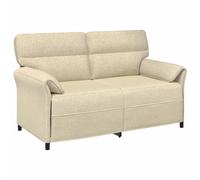 vidaXL Sofá de 2 Plazas 158 x 83 x 95 cm Multicolor Crema