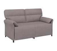 vidaXL Sofá de 2 Plazas 158 x 83 x 95 cm Multicolor Topo