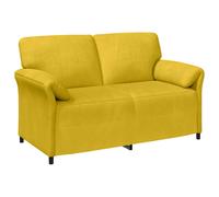 vidaXL Sofá de 2 Plazas 158 x 83 x 95 cm Terciopelo Multicolor Amarillo