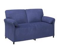 vidaXL Sofá de 2 Plazas 158 x 83 x 95 cm Terciopelo Multicolor Azul policía