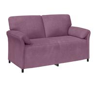 vidaXL Sofá de 2 Plazas 158 x 83 x 95 cm Terciopelo Multicolor Morado