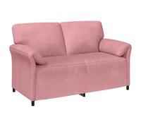 vidaXL Sofá de 2 Plazas 158 x 83 x 95 cm Terciopelo Multicolor Rosa
