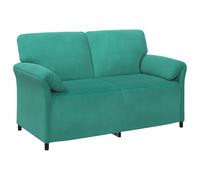 vidaXL Sofá de 2 Plazas 158 x 83 x 95 cm Terciopelo Multicolor Tuquesa