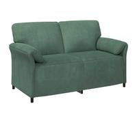 vidaXL Sofá de 2 Plazas 158 x 83 x 95 cm Terciopelo Multicolor Verde mar