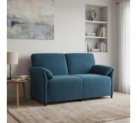 vidaXL Sofá de 2 Plazas Azul 158 x 83 x 95 cm Terciopelo
