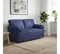 vidaXL Sofá de 2 Plazas Azul Policía 158 x 83 x 95 cm Terciopelo