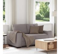 vidaXL Sofá de 2 plazas color topo, 160x77x82 cm, tela