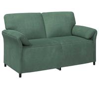 vidaXL Sofá de 2 plazas, color verde mar, 158 x 83 x 95 cm, tapizado en terciopelo