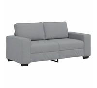 vidaXL Sofá de 2 plazas de tela gris claro 180x77x82 cm