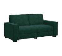 vidaXL Sofá de 2 plazas de Terciopelo Verde Oscuro 180x78x84 cm, sofá, sofá de Dos plazas, sofá de 2 plazas de Terciopelo, sofá de 2 plazas