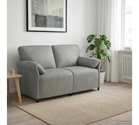 vidaXL Sofá de 2 Plazas Gris Claro 158 x 83 x 95 cm Terciopelo