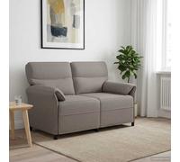 vidaXL Sofá de 2 Plazas Topo 138 x 83 x 95 cm
