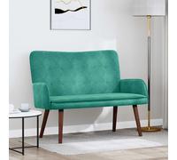 vidaXL Sofá de 2 Plazas Tuquesa 115 x 61 x 87 cm Terciopelo