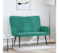 vidaXL Sofá de 2 Plazas Tuquesa 115 x 61 x 87 cm Terciopelo