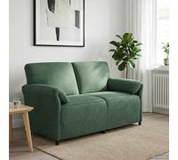 vidaXL Sofá de 2 Plazas Verde Mar 158 x 83 x 95 cm Terciopelo