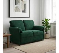 vidaXL Sofá de 2 Plazas Verde oscuro 138 x 83 x 95 cm Terciopelo