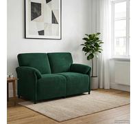 vidaXL Sofá de 2 Plazas Verde oscuro 158 x 83 x 95 cm Terciopelo