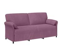 vidaXL Sofá de 3 plazas 198 x 83 x 95 cm Terciopelo Multicolor Morado