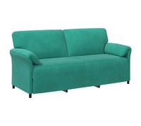 vidaXL Sofá de 3 plazas 198 x 83 x 95 cm Terciopelo Multicolor Tuquesa