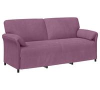 vidaXL Sofá de 3 plazas, color lila, 198 x 83 x 95 cm, tapizado en terciopelo