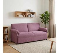 vidaXL Sofá de 3 plazas Morado 198 x 83 x 95 cm Terciopelo