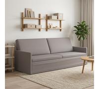 vidaXL Sofá de 3 plazas Topo 220 x 81 x 82 cm Tela