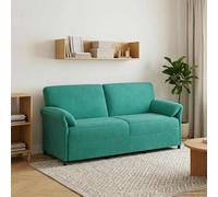 vidaXL Sofá de 3 plazas Tuquesa 198 x 83 x 95 cm Terciopelo