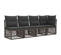vidaXL Sofá de 4 plazas con brazo izquierdo 4 pcs 4-Número de plazas