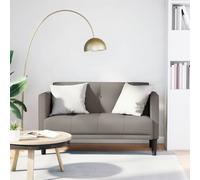 vidaXL Sofá de dos plazas color topo, 111 cm, de tela