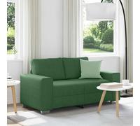 Sofá De Dos Plazas Verde Oscuro, 160x77x82 Cm, Tela De Pana Vidaxl