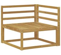 vidaXL Sofá de exterior esquinero, blanco, 83 x 83 x 73 cm
