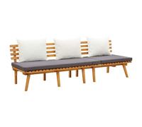 vidaXL Sofá de jardín madera de acacia maciza 200x65 cm