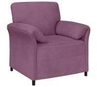 vidaXL Sofá de una plaza 88 x 83 x 95 cm Terciopelo Multicolor Morado